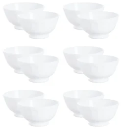 LUMINARC TRIANON 12 szt - Salaterka na stopce 13 cm / szkło hartowane