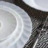 LUMINARC TRIANON Talerz płytki do serwowania półmis okrągły 31 cm / szkło hartowane