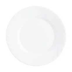 LUMINARC TRIANON WHITE OPK | Komplet obiadowy 19 el dla 6 os z salaterką | szkło hartowane | 144