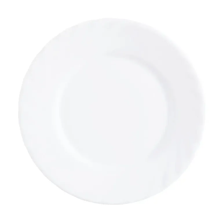LUMINARC TRIANON WHITE OPK | Komplet obiadowy 19 el dla 6 os z salaterką | szkło hartowane | 144