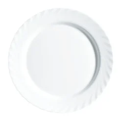 LUMINARC TRIANON WHITE OPK | Komplet obiadowy 57 el dla 18 os z salaterkami | szkło hartowane | 144