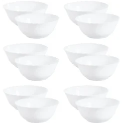 LUMINARC TRIANON 12x Salaterka 24 cm / szkło hartowane