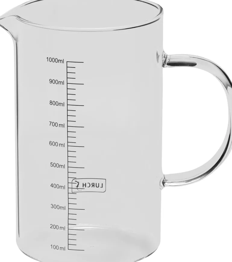 LURCH Dzbanek z miarką 1,0 L / szkło borokrzemowe / FreeForm