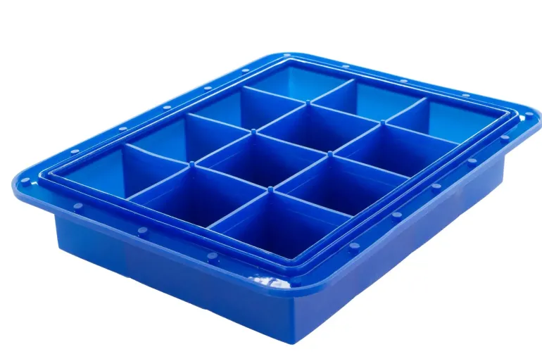LURCH ICE FORMER Foremka na lód / 12 dużych kostek / silikon platynowy / FreeForm