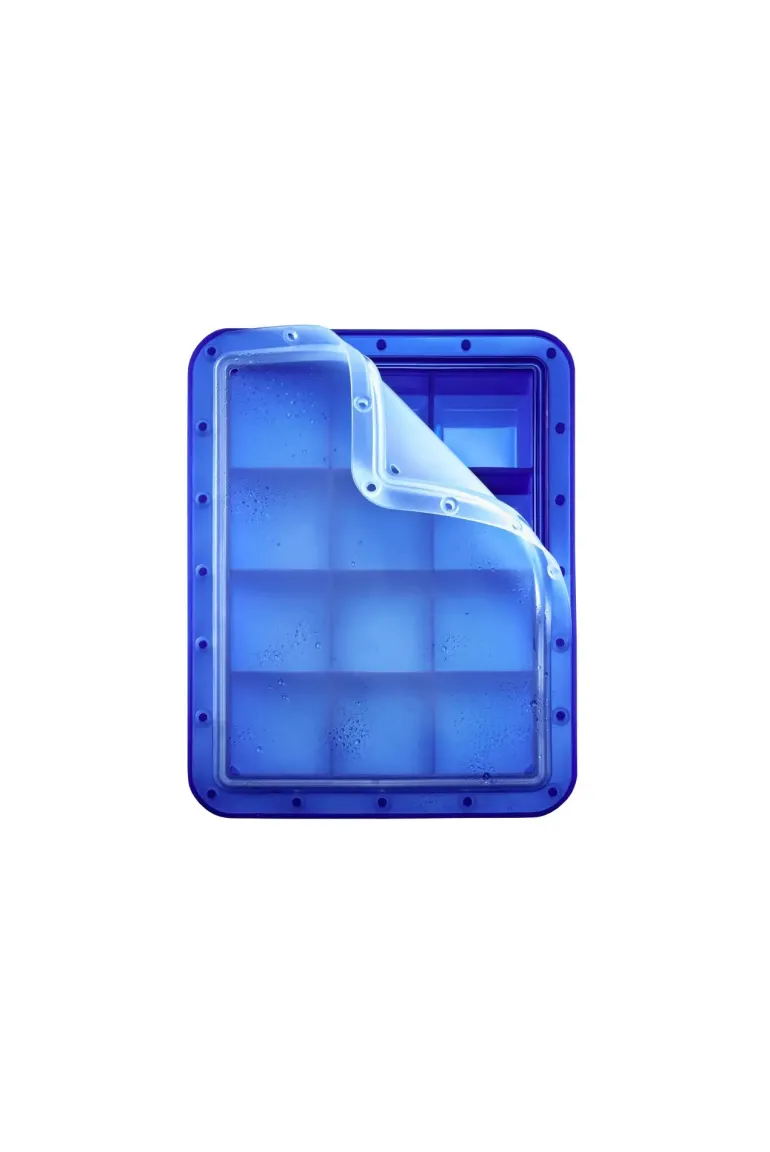 LURCH ICE FORMER Foremka na lód / 12 dużych kostek / silikon platynowy / FreeForm