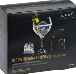 LURCH ICE FORMER Formy do kul lodowych / 2 szt. / silikon platynowy / FreeForm