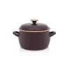 METALAC | BORDEAUX Garnek emaliowany z emaliowaną pokrywką, 20 cm 4.2L, bordowy