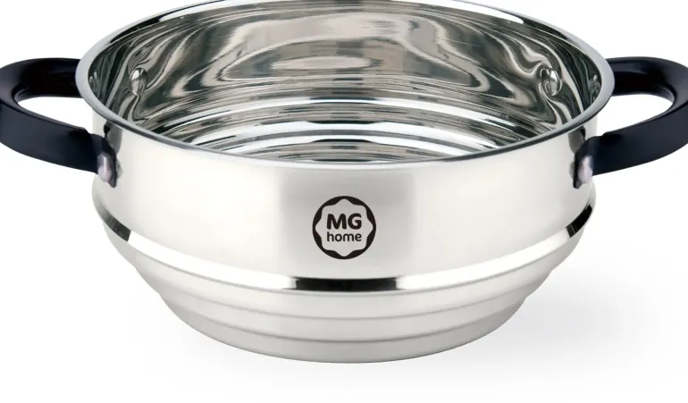 MG HOME | BLACK KOMPLET GARNKÓW + WKŁAD DO GOTOWANIA NA PARZE 9 EL.