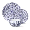MG HOME FIORI ZESTAW OBIADOWY Z PORCELANY 12 EL. / 4 OS.