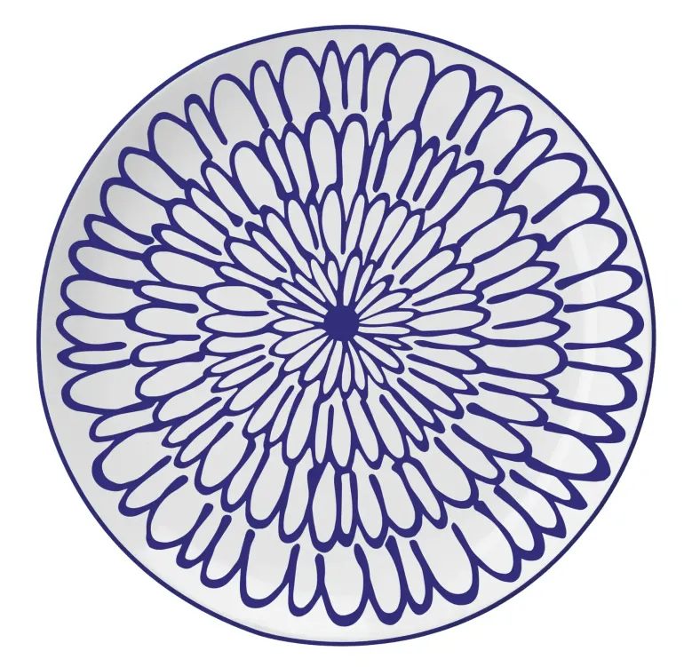 MG HOME FIORI ZESTAW OBIADOWY Z PORCELANY 12 EL. / 4 OS.