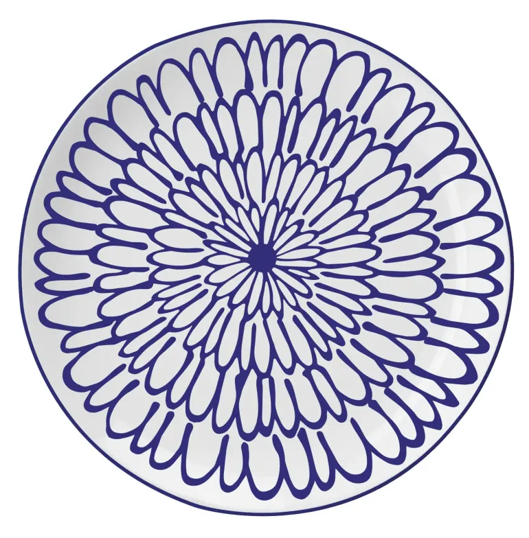 MG HOME FIORI ZESTAW OBIADOWY Z PORCELANY 12 EL. / 4 OS.