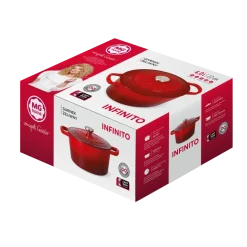 MG HOME Garnek żeliwny INFINITO 22 cm / emaliowany