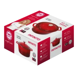 MG HOME | Garnek żeliwny INFINITO 25 cm / emaliowany