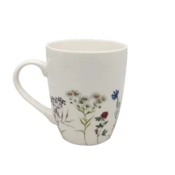 MG HOME | KWIATY ZESTAW SERWIS OBIADOWO KAWOWY Z PORCELANY 30 EL MIX
