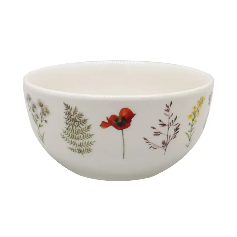 MG HOME | KWIATY ZESTAW SERWIS OBIADOWO KAWOWY Z PORCELANY 30 EL MIX