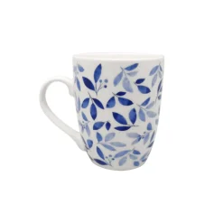 MG HOME | LIŚCIE ZESTAW SERWIS OBIADOWO KAWOWY Z PORCELANY 30 EL MIX