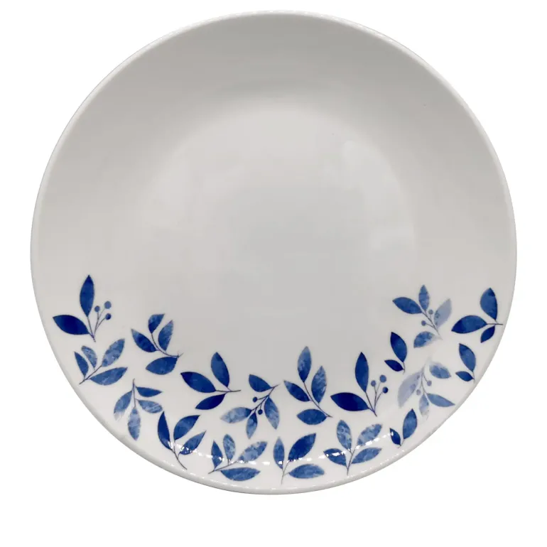 MG HOME | LIŚCIE ZESTAW SERWIS OBIADOWO KAWOWY Z PORCELANY 30 EL MIX