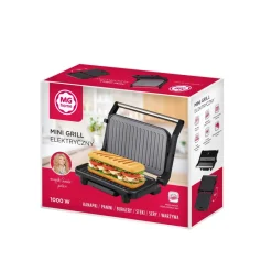 MG HOME Mini Grill elektryczny panini 1000W / czarny