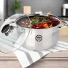 MG HOME | MODERNO STEEL BRUSHED KOMPLET GARNKÓW 8 EL.