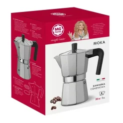 MG HOME | MOKA Kawiarka aluminiowa / srebrna