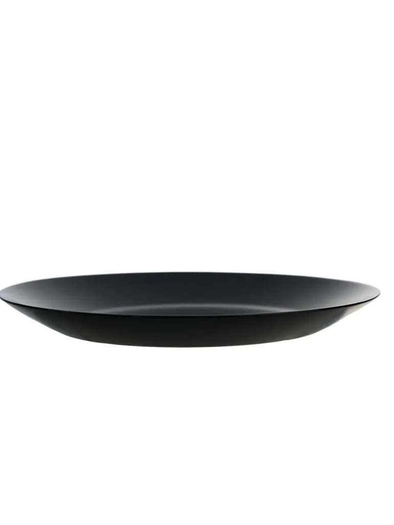 MG HOME OPAL FERA CZARNY KOMPLET OBIADOWY 18 EL 6 OS OKRĄGŁY