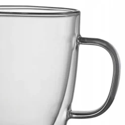 MG HOME RENZA Zestaw 2 szklanek termicznych z uchem 350 ml
