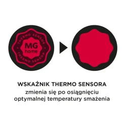 MG HOME | THERMO SENSOR KOMPLET 3 PATELNI ALUMINIOWYCH 20/24/28 CM