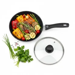 MG HOME VERDEN PATELNIA Z POKRYWKĄ 22 CM NON STICK