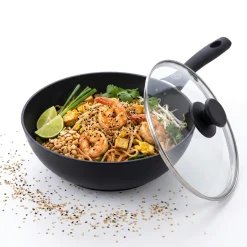 MG HOME | Wok 28 cm z pokrywką / powłoka non-stick