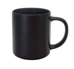MG HOME | ZESTAW KUBKÓW Z KAMIONKI ARTENA BLACK 6x400 ml