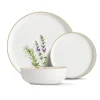 MG HOME | ZESTAW OBIADOWY Z KAMIONKI ARTENA WHITE 12 EL / 4 OS