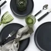 MG HOME | ZESTAW OBIADOWY Z KAMIONKI ARTENA BLACK 18 EL / 6 OS