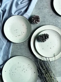 MG HOME | ZESTAW OBIADOWY Z PORCELANY GEMMA WHITE 36 EL / 12 OS