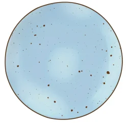 MG HOME | ZESTAW OBIADOWY Z PORCELANY GEMMA BLUE 18 EL / 6 OS