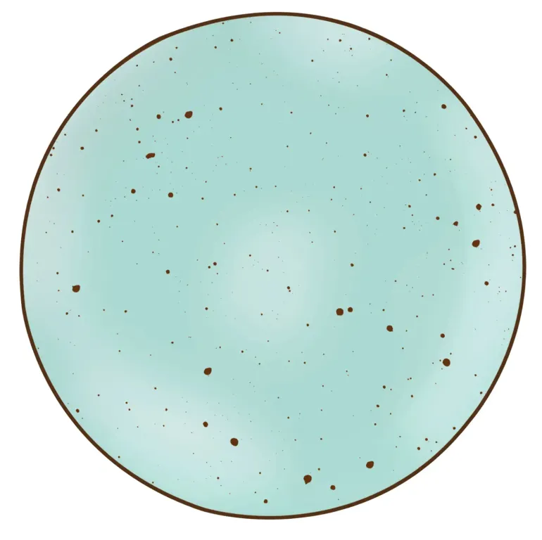 MG HOME | ZESTAW OBIADOWY Z PORCELANY GEMMA GREEN 12 EL / 4 OS