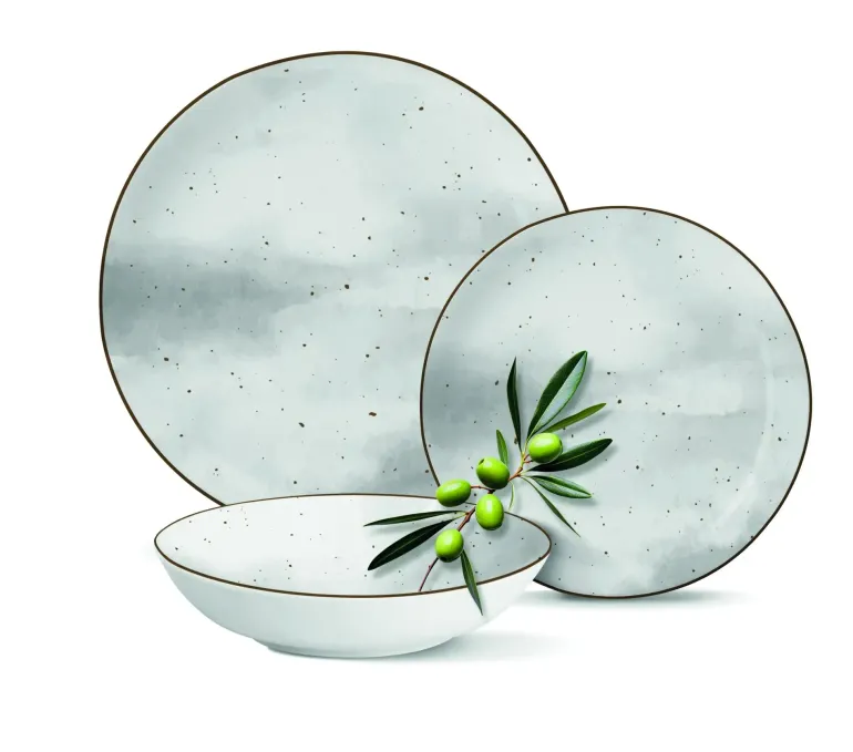 MG HOME | ZESTAW OBIADOWY Z PORCELANY ANTICO 60 EL. / 12 OS.