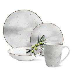 MG HOME | ZESTAW OBIADOWY Z PORCELANY ANTICO 24 EL. / 6 OS.