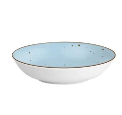 MG HOME | ZESTAW OBIADOWY Z PORCELANY GEMMA BLUE 54 EL / 18 OS