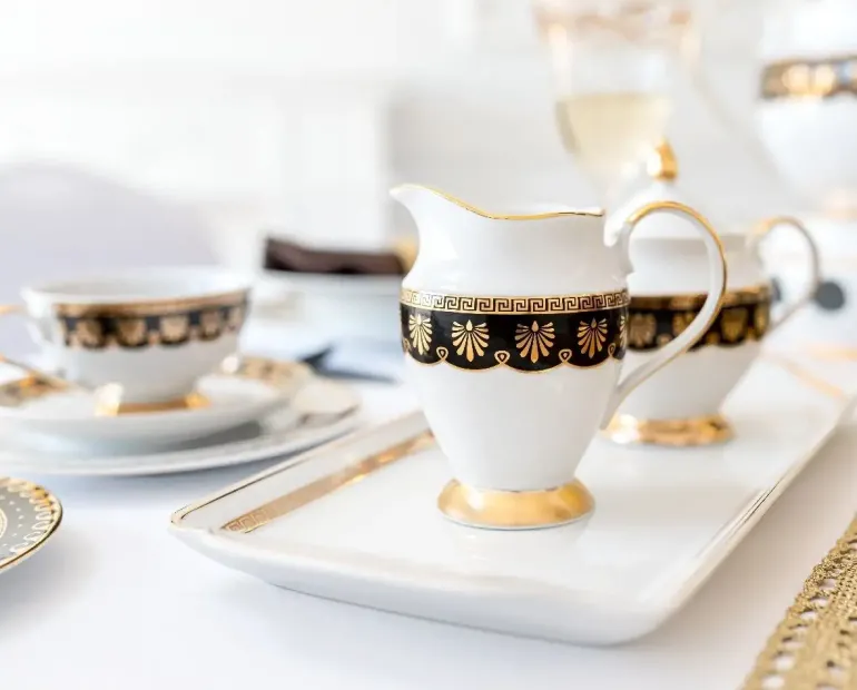 ĆMIELÓW ASTRA G339 ELLADA Zestaw do herbaty 23 el / 6 osób / porcelana