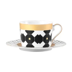 ĆMIELÓW JENNY G892 PIERROT Zestaw kawowy 3 el dla 1 osoby / porcelana