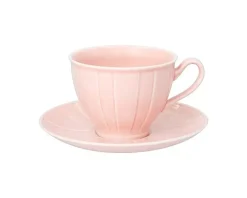 ĆMIELÓW OKTAWA GL01 KORALOWA Spodek pod filiżankę 15,7 cm / porcelana