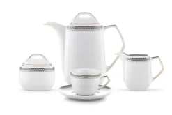 ĆMIELÓW PUŁASKI 8051 GRECKA DROGA Zestaw kawowy 22 el / 6 osób / porcelana