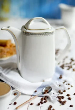 ĆMIELÓW PUŁASKI 8051 GRECKA DROGA Zestaw kawowy 22 el / 6 osób / porcelana