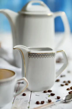 ĆMIELÓW PUŁASKI 8051 GRECKA DROGA Zestaw kawowy 22 el / 6 osób / porcelana
