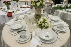 ĆMIELÓW SOFIA 0001 BIAŁA Zestaw obiadowy 36 el / 12 osób / porcelana