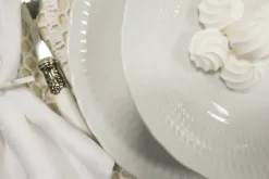 ĆMIELÓW SOFIA 0001 BIAŁA Zestaw obiadowy 36 el / 12 osób / porcelana