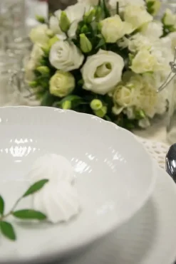 ĆMIELÓW SOFIA 0001 BIAŁA Zestaw obiadowy 18 el / 6 osób / porcelana