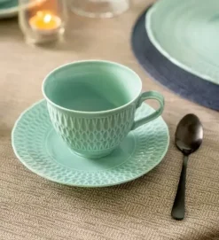 ĆMIELÓW SOFIA LB05 LAZUROWA Spodek pod filiżankę 15,7 cm / porcelana