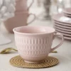ĆMIELÓW SOFIA LB07 RÓŻANA Zestaw kawowy 24 el dla 12 osób / porcelana