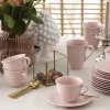ĆMIELÓW SOFIA LB07 RÓŻANA Zestaw kawowy 12 el dla 6 osób / porcelana